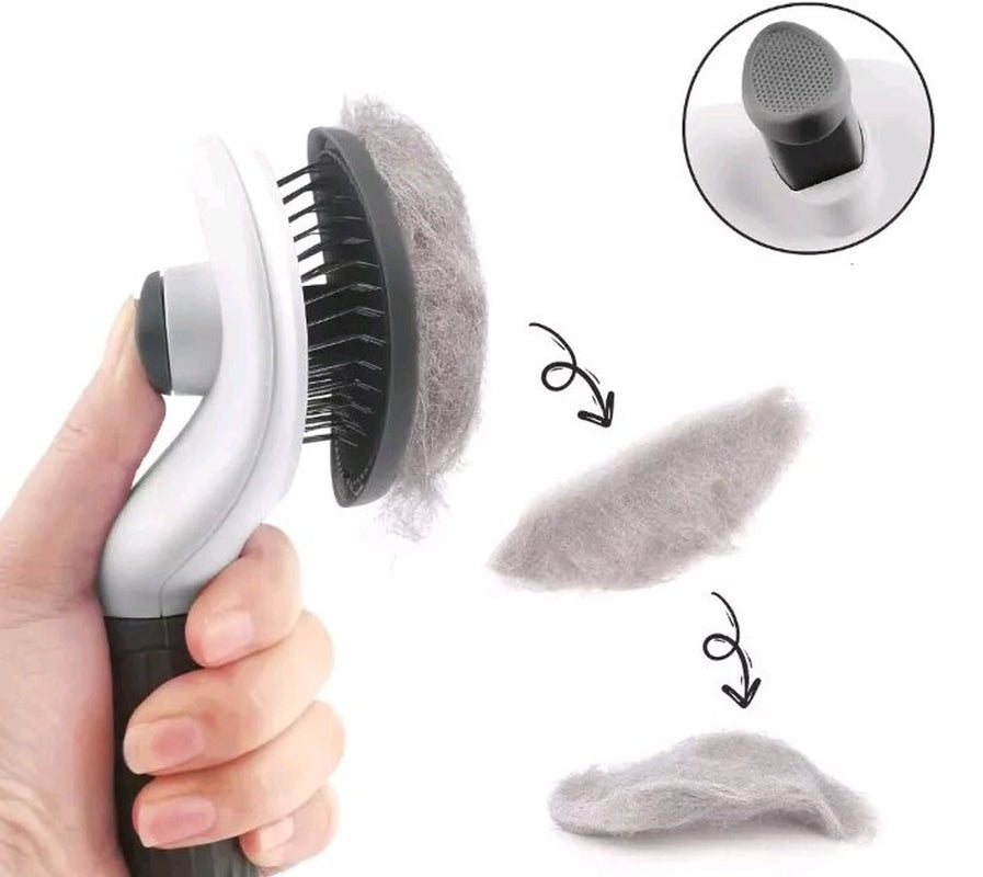 Cepillo Autolimpiante Para Perros🐈&Gatos - Cepillo De Depilación Cuidado Del Pelaje Eliminar La Capa Inferior